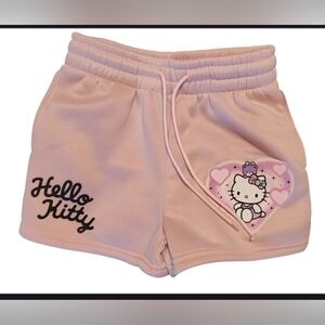 Hello Kitty Pink Graphic Shorts Women's Size Small